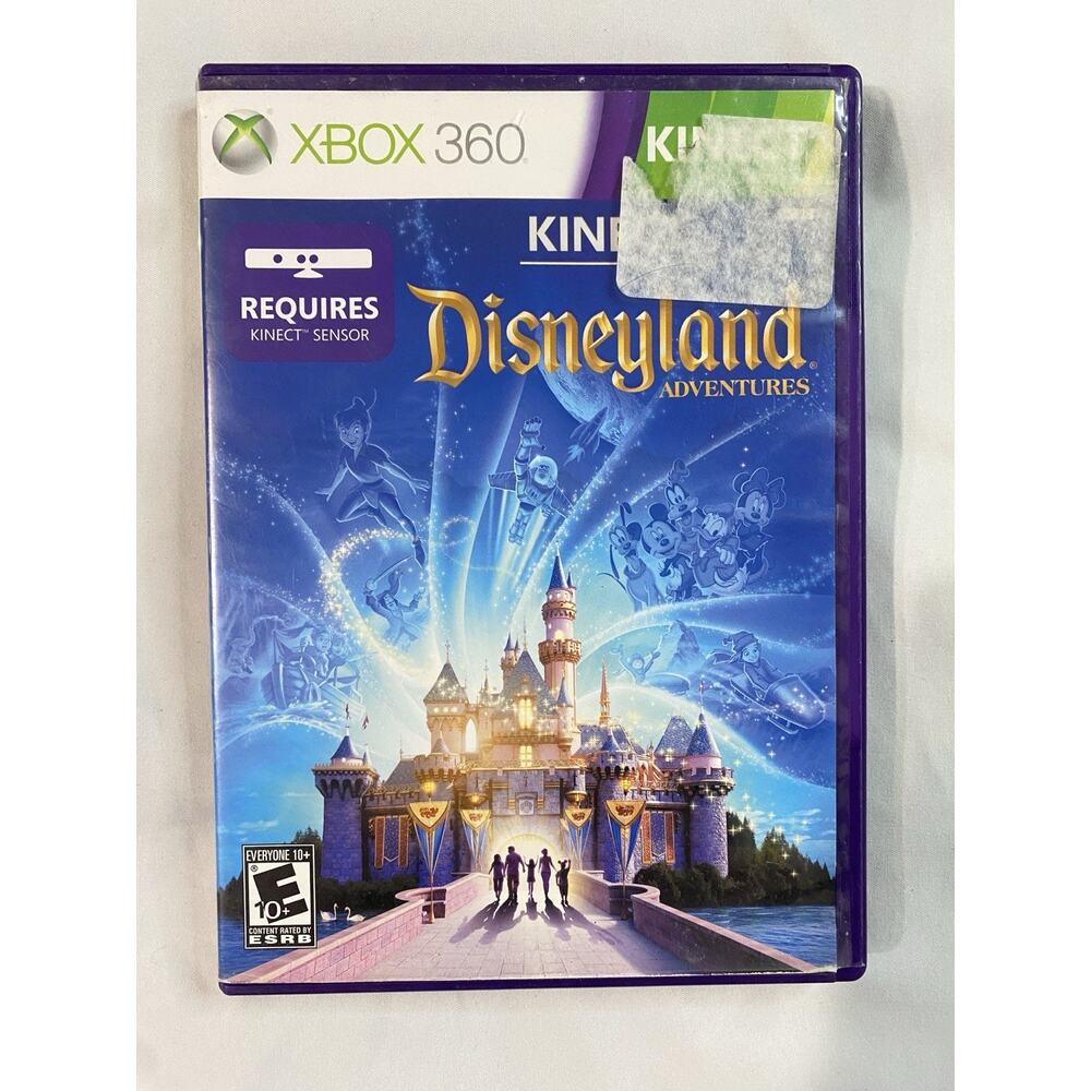 Kinect Disneyland Adventures Xbox 360 CIB Complete with Manual Mickey Mouse NTSC